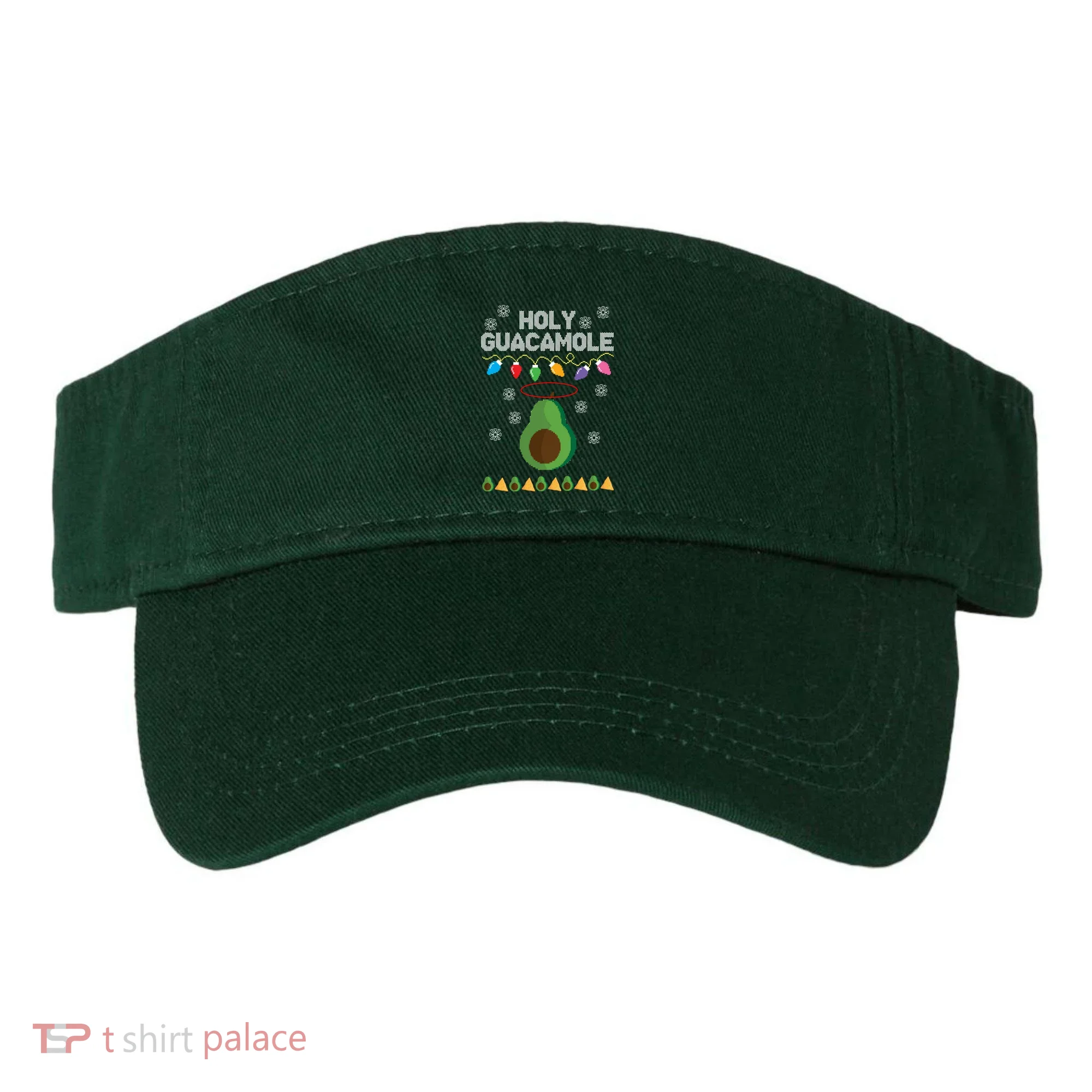 Holy Guacamole Ugly Christmas Visor