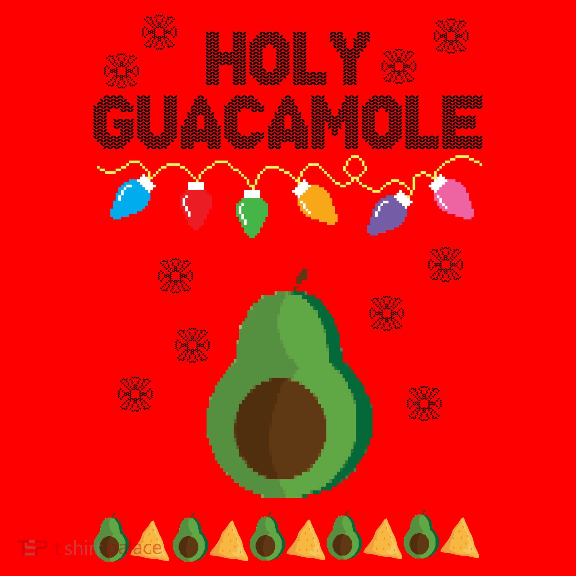 Holy Guacamole Ugly Christmas Santa Hat