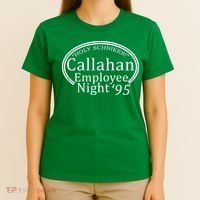 Holy Schnikes! Callahan Employees Night T-Shirt thumb 4