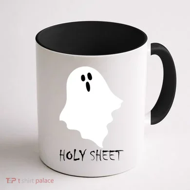 Holy Sheet Coffee Mug back