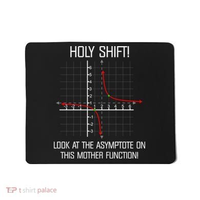 Holy Shift Asymptote Curve Mousepad