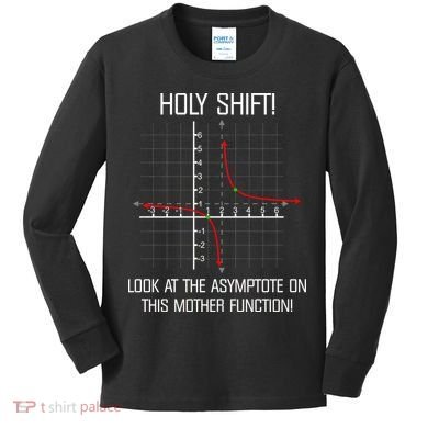 Holy Shift Asymptote Curve Kids Long Sleeve Shirt