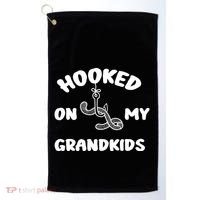 Hooked On My Grandkids Golf Towel thumb 0
