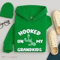 Hooked On My Grandkids Hoodie thumb 4
