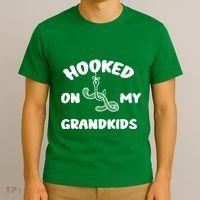 Hooked On My Grandkids T-Shirt thumb 3
