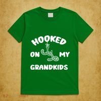 Hooked On My Grandkids T-Shirt thumb 5