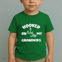 Hooked On My Grandkids Toddler T-Shirt thumb 2