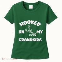 Hooked On My Grandkids Women's T-Shirt thumb 0