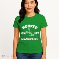 Hooked On My Grandkids Women's T-Shirt thumb 4
