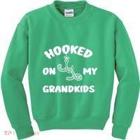 Hooked On My Grandkids Kids Sweatshirt thumb 0