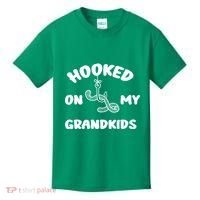 Hooked On My Grandkids Kids T-Shirt thumb 0