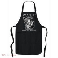Hands Off Medicare Penguin Statue Of Liberty Resist Protest Apron thumb 0