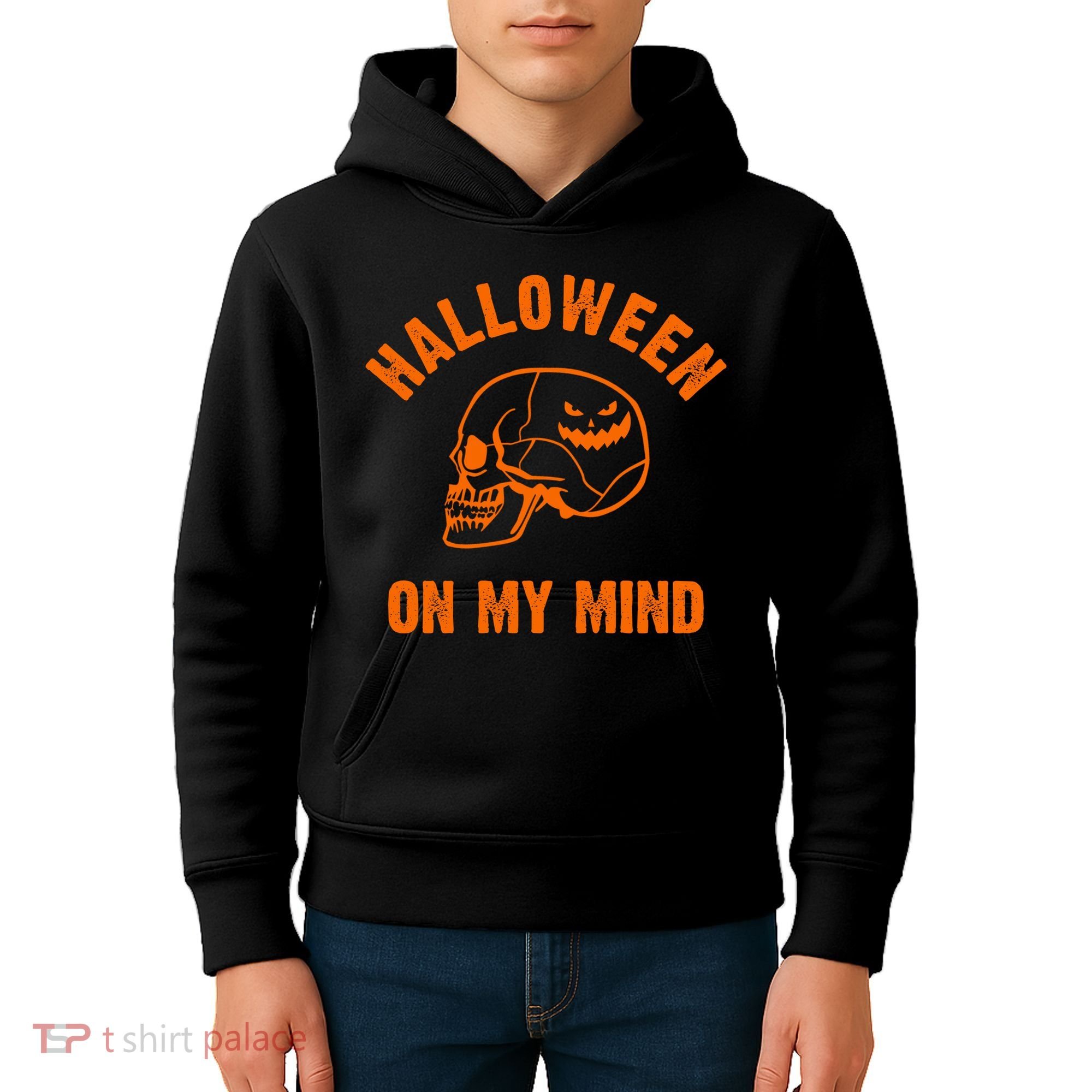 Halloween On My Mind Kids Hoodie