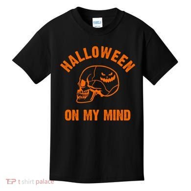 Halloween On My Mind Kids T-Shirt