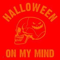 Halloween On My Mind Santa Hat thumb 1
