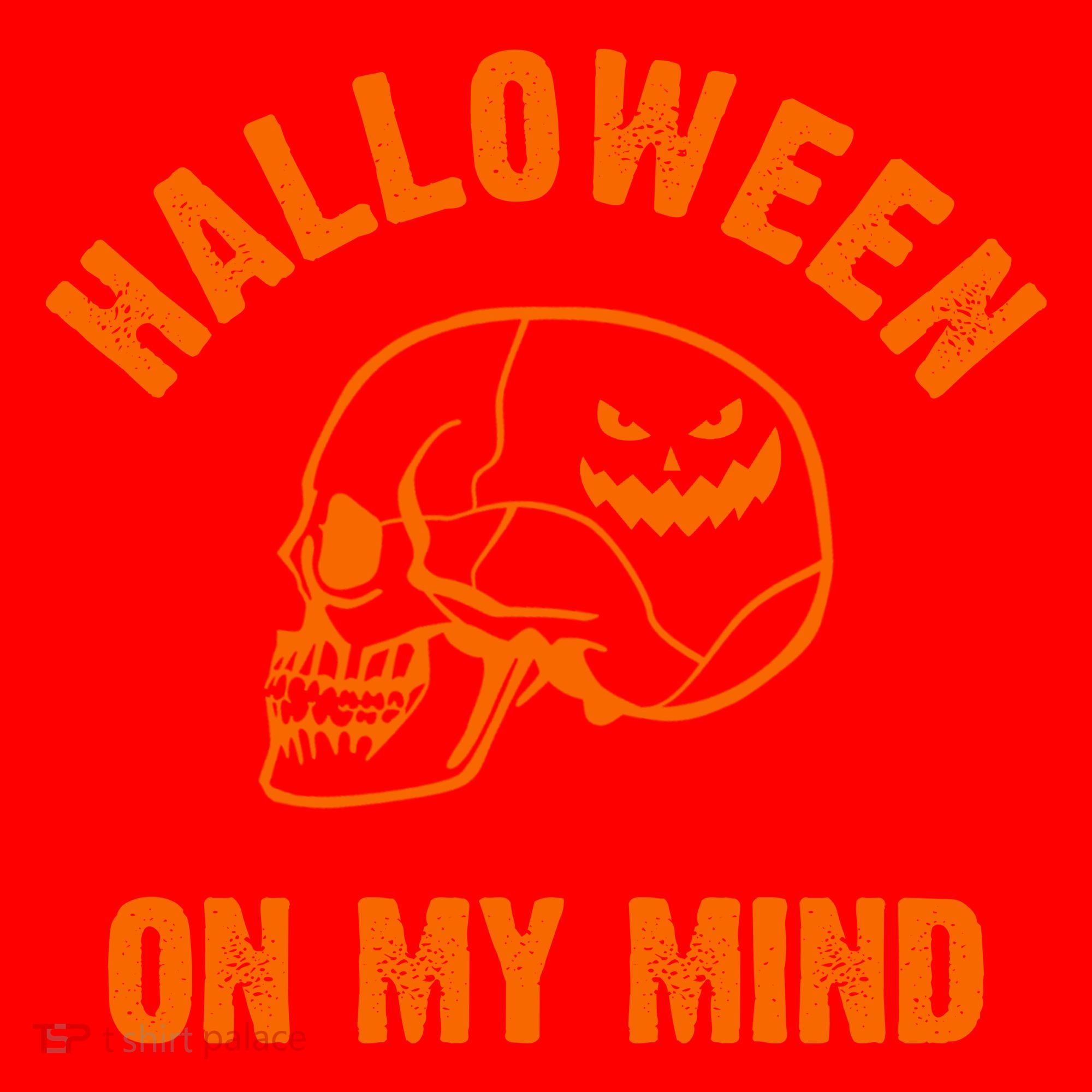 Halloween On My Mind Santa Hat