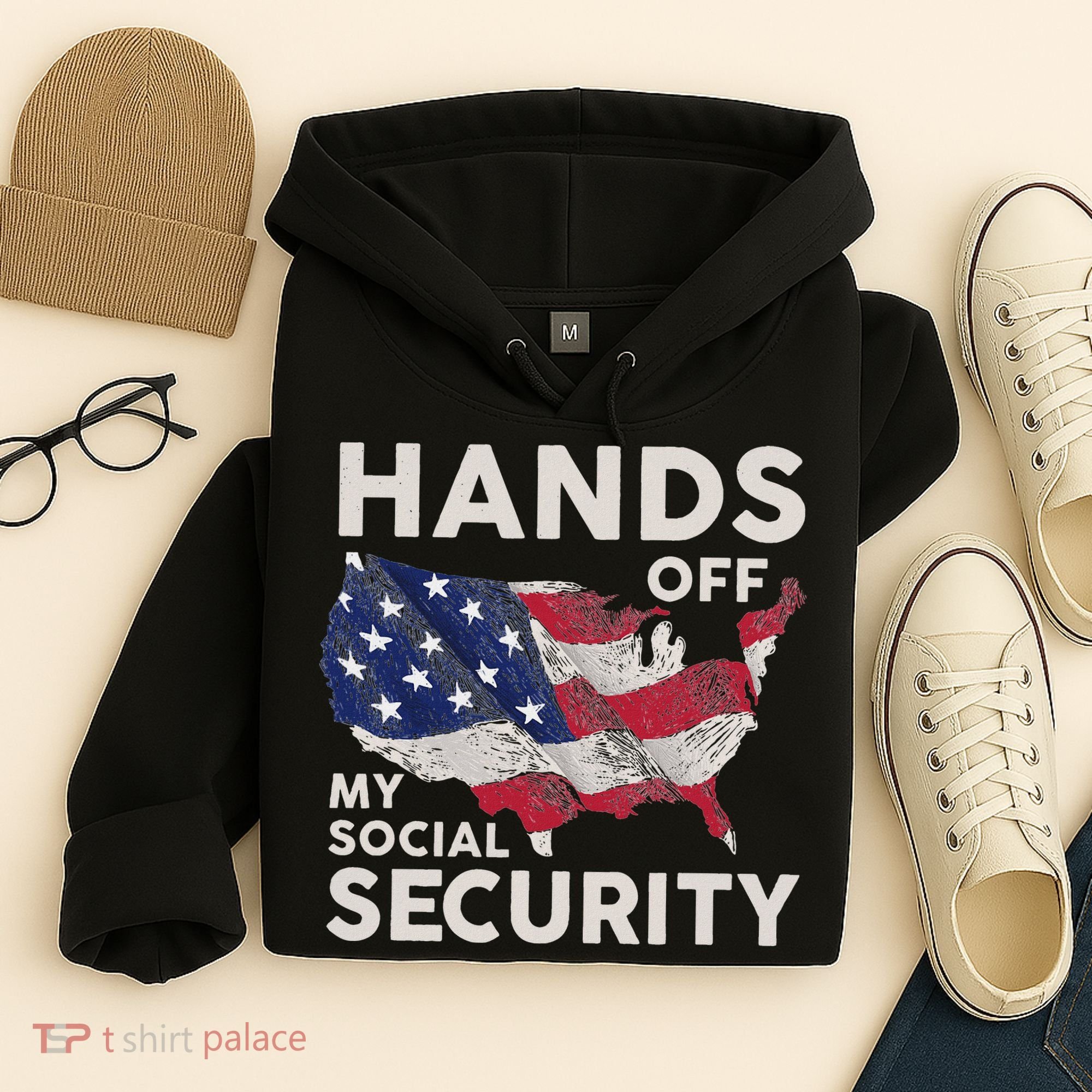 Hands Off My Social Security Hoodie