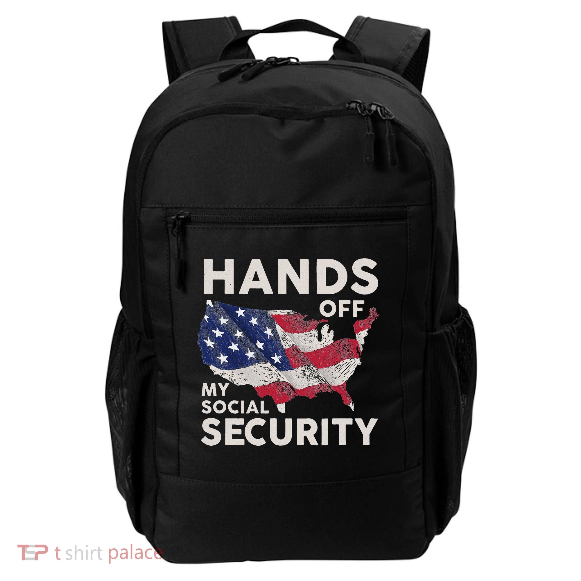 Hands Off My Social Security Backpack