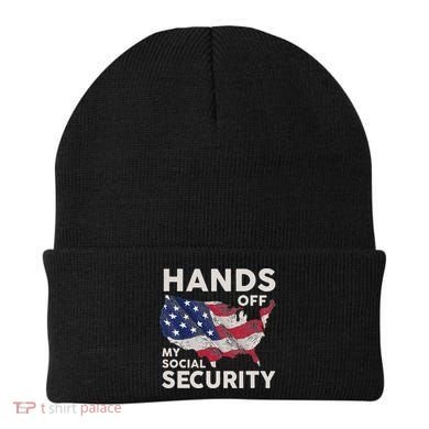 Hands Off My Social Security Beanie