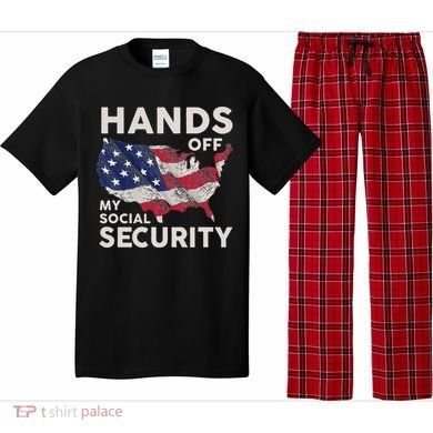 Hands Off My Social Security Pajama Set