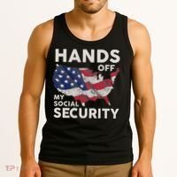 Hands Off My Social Security Tank Top thumb 3