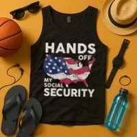 Hands Off My Social Security Tank Top thumb 4