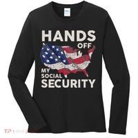 Hands Off My Social Security Women's Long Sleeve Shirt thumb 0