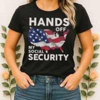 Hands Off My Social Security Women's T-Shirt thumb 2