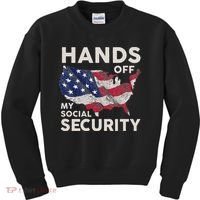 Hands Off My Social Security Kids Sweatshirt thumb 0