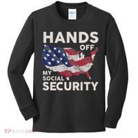 Hands Off My Social Security Kids Long Sleeve Shirt thumb 0