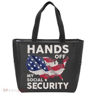 Hands Off My Social Security Tote Bag