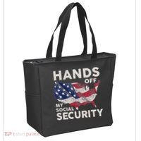 Hands Off My Social Security Tote Bag thumb 2