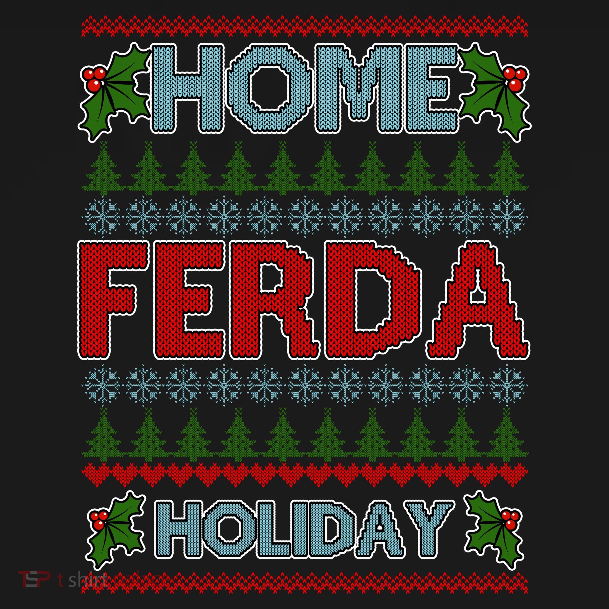 Home Freda Holiday Ugly Christmas Sweater Sweatshirt