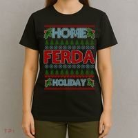 Home Freda Holiday Ugly Christmas Sweater T-Shirt thumb 4