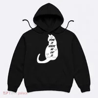 Home Is Where My Cat Is Funny Hoodie thumb 0