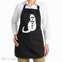 Home Is Where My Cat Is Funny Apron thumb 2