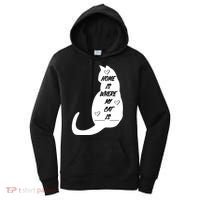 Home Is Where My Cat Is Funny Women's Hoodie thumb 0