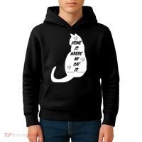 Home Is Where My Cat Is Funny Kids Hoodie thumb 4