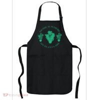 Home Is Where My Plants Are Funny Medical Marijuana Apron thumb 0