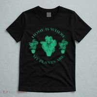 Home Is Where My Plants Are Funny Medical Marijuana T-Shirt thumb 5