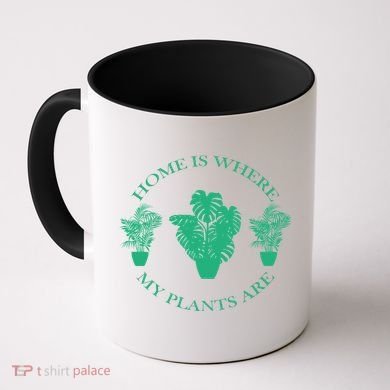 Home Is Where My Plants Are Funny Medical Marijuana Coffee Mug
