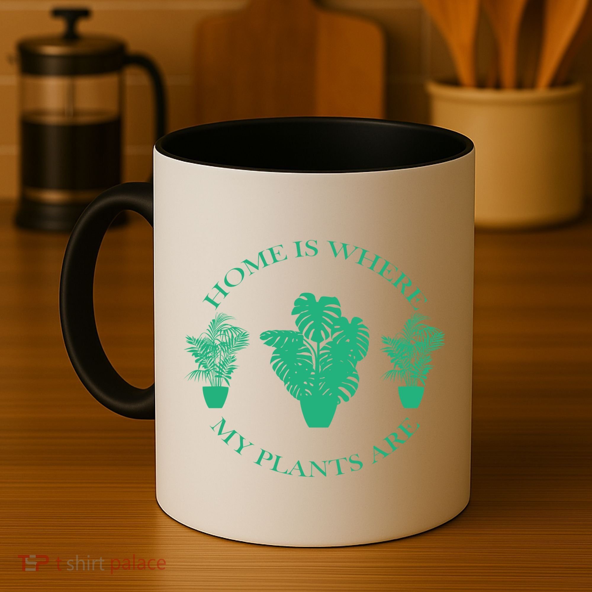 Home Is Where My Plants Are Funny Medical Marijuana Coffee Mug