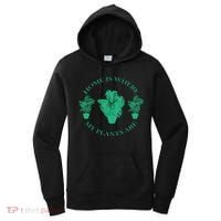 Home Is Where My Plants Are Funny Medical Marijuana Women's Hoodie thumb 0