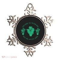 Home Is Where My Plants Are Funny Medical Marijuana Ornament thumb 0