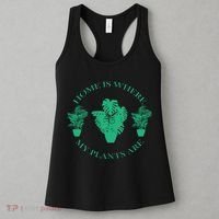 Home Is Where My Plants Are Funny Medical Marijuana Women's Tank Top thumb 3
