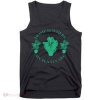 Home Is Where My Plants Are Funny Medical Marijuana Tank Top thumb 0