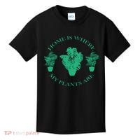Home Is Where My Plants Are Funny Medical Marijuana Kids T-Shirt thumb 0