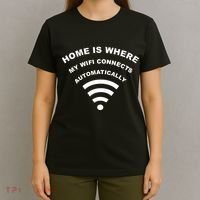 Home is Where My Wifi Connects Automatically T-Shirt thumb 4