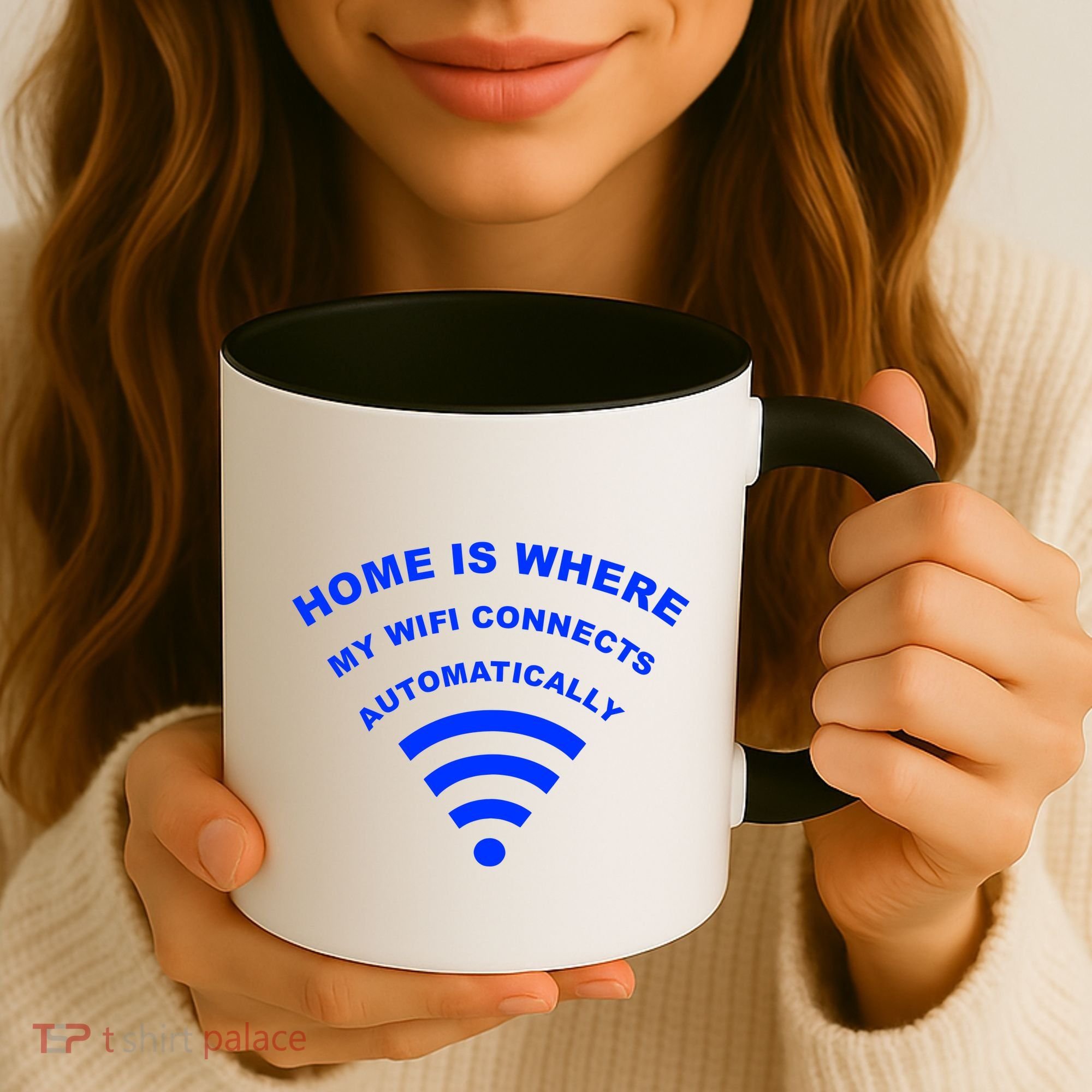 Home is Where My Wifi Connects Automatically Coffee Mug