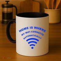 Home is Where My Wifi Connects Automatically Coffee Mug thumb 4